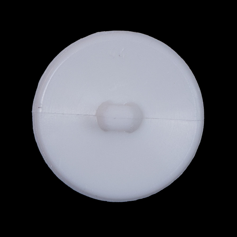 White Plastic Shank-Back Button - 44L/28mm - Joann Fabrics