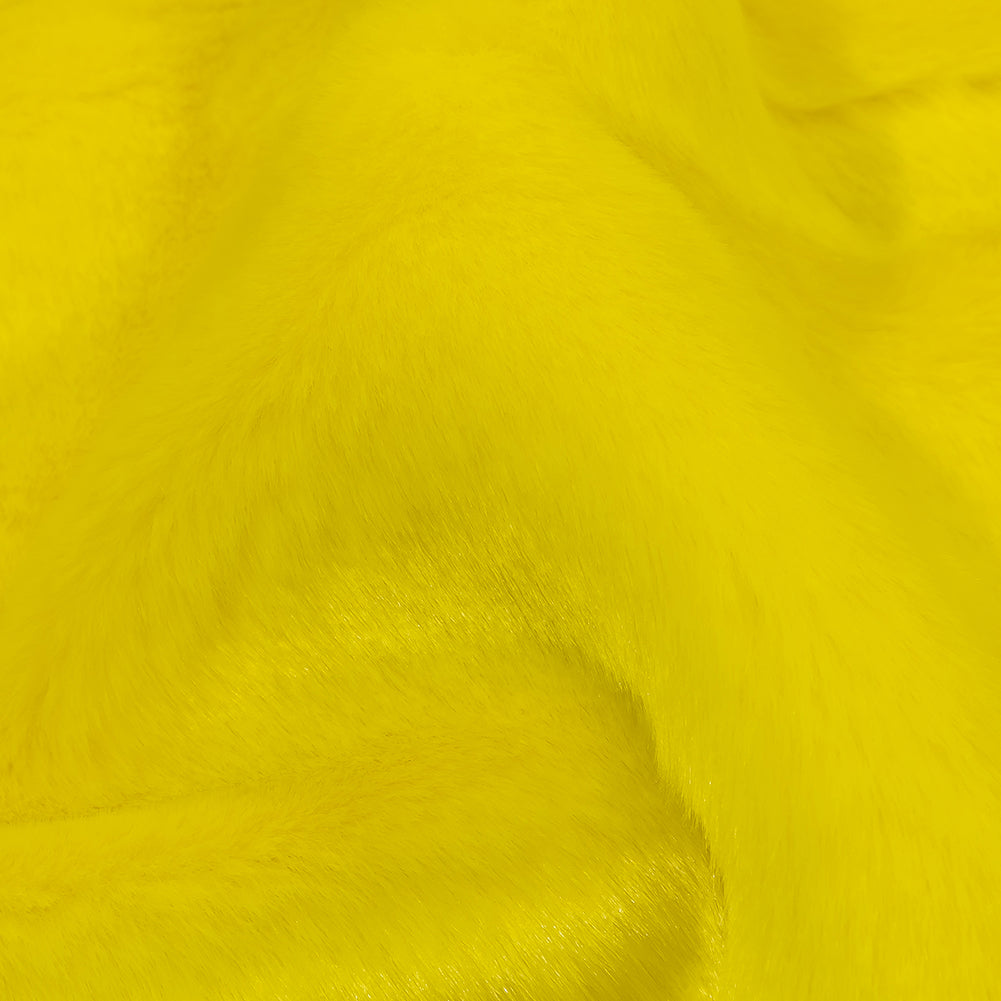 Primary Yellow Luxury Faux Fur - Joann Fabrics