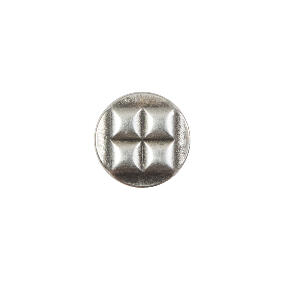 Antique Silver Metal Shank Back Button - 20L/12.5mm - Joann Fabrics