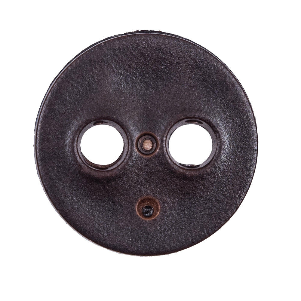 Dark Brown 2-Hole Painty Waist Plastic Button - 44L/28mm - Joann Fabrics