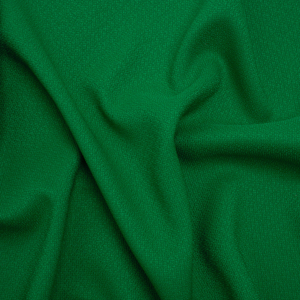Textured Polyester Woven - Kelly Green - Designer Deadstock - Joann Fabrics