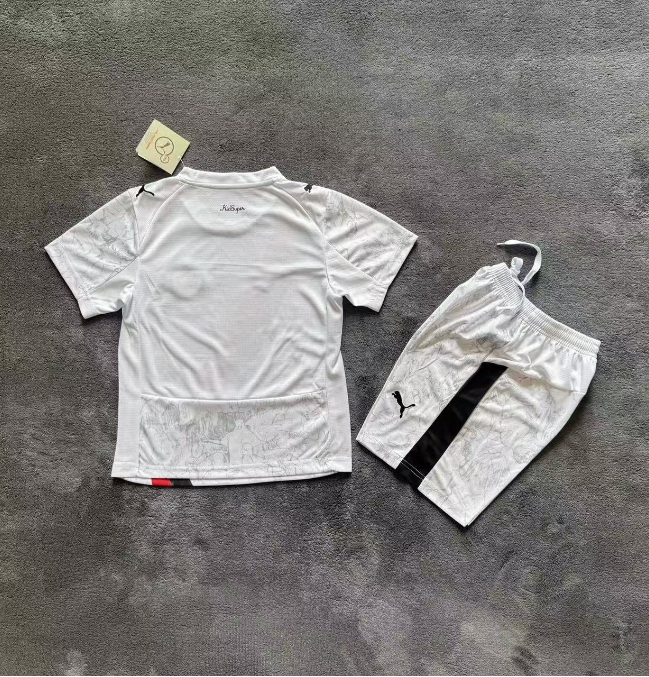 2025/2026 Manchester City KidSuper Joint Edition White Football Shirt 1:1 Thai Quality Kids Size