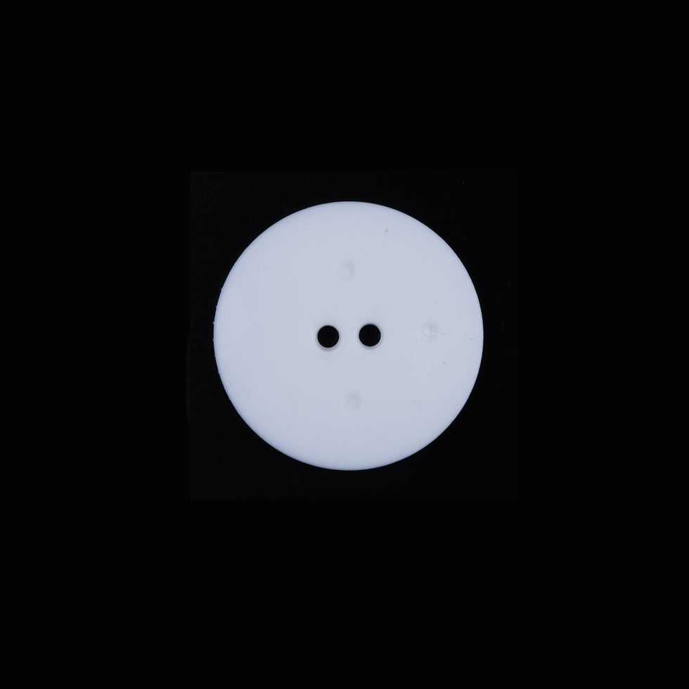 Italian White Textural Plastic Button - 24L/15mm - Joann Fabrics