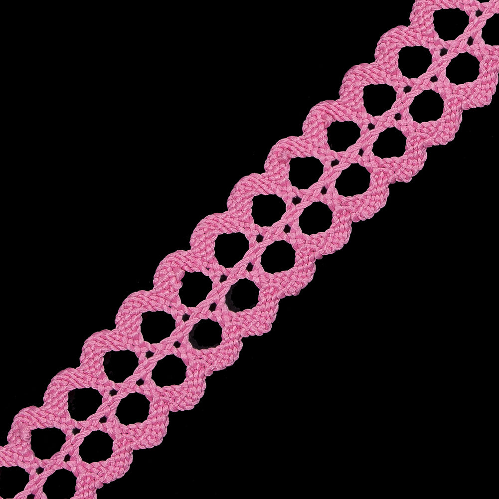 Pink European Crochet Trim - 0.75