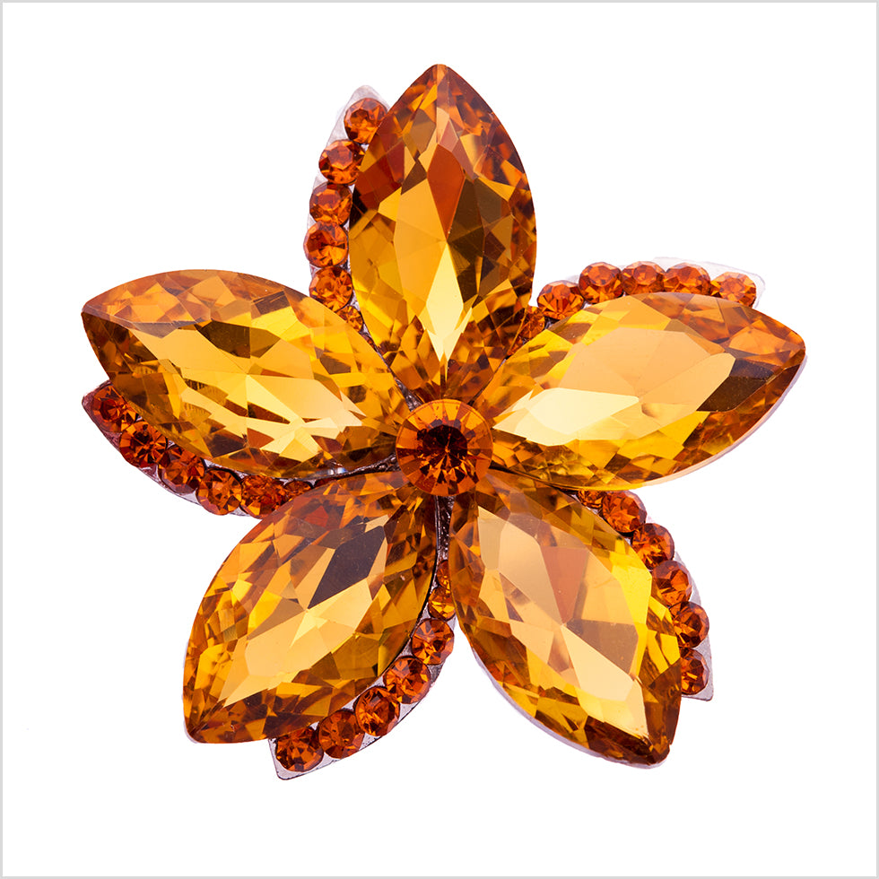 Italian Yellow Rhinestone Brooch - Joann Fabrics
