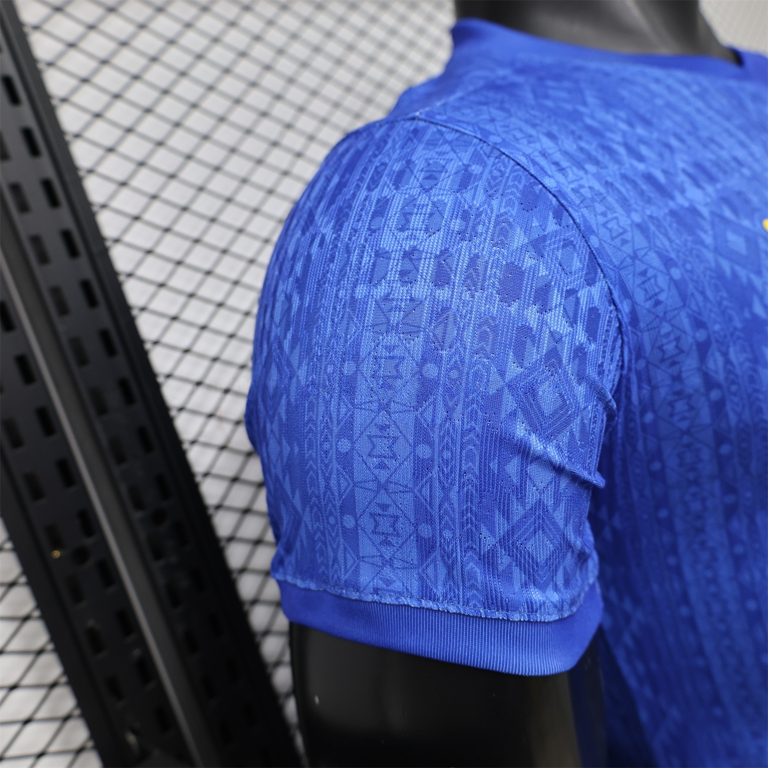 Brazil 2026 Diamond Texture Blue Special Jersey - Player Version - UnitedFutballJersey
