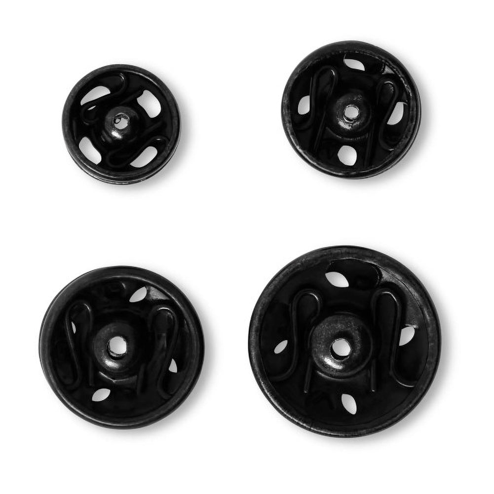 Prym Sew-On Snap Fasteners - Black Assorted 6-11mm - 20 ct - Joann Fabrics