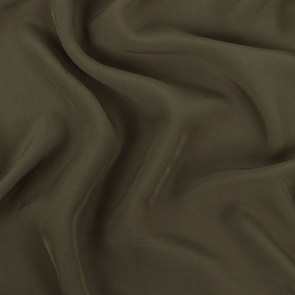Famous Australian Designer Olive Crepe de Chine Viscose Lining - Joann Fabrics