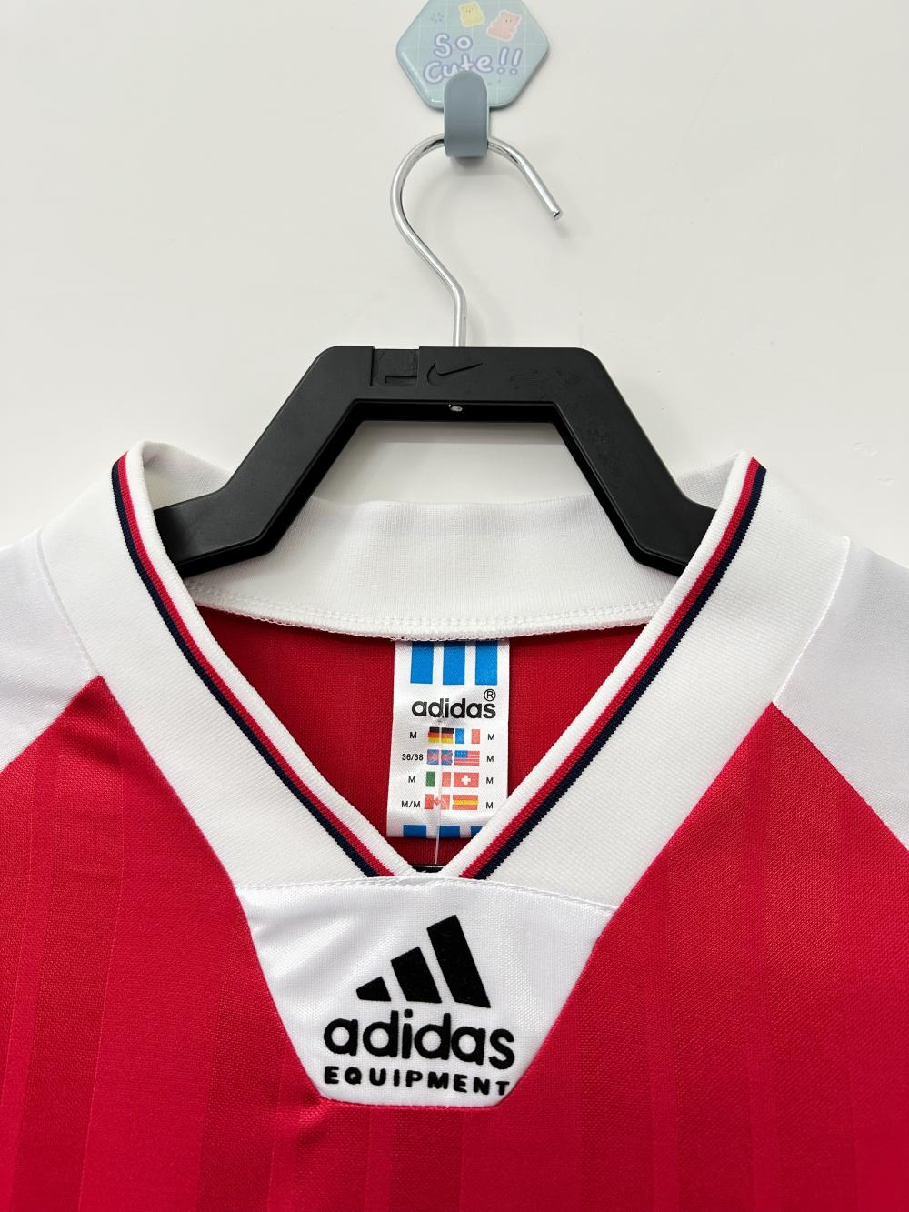 1992/1993 Retro Long Sleeve Arsenal Home Football Shirt 1:1 Thai Quality