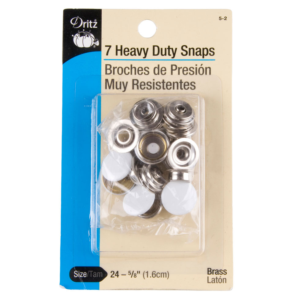 Dritz Heavy Duty Nickel Snaps Size 24-5/8