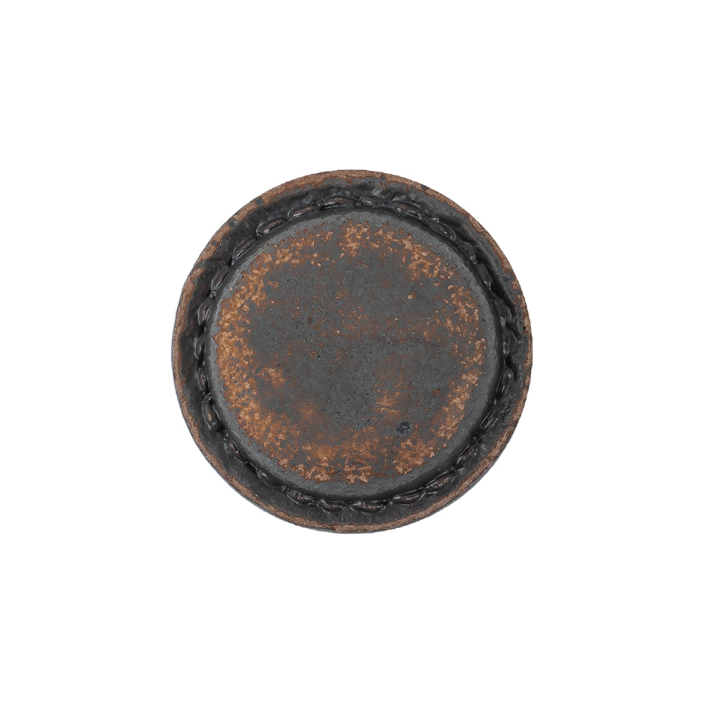 Italian Acorn and Dark Gull Gray Weathered Faux Leather Shank Back Button - 34L/21.5mm - Joann Fabrics