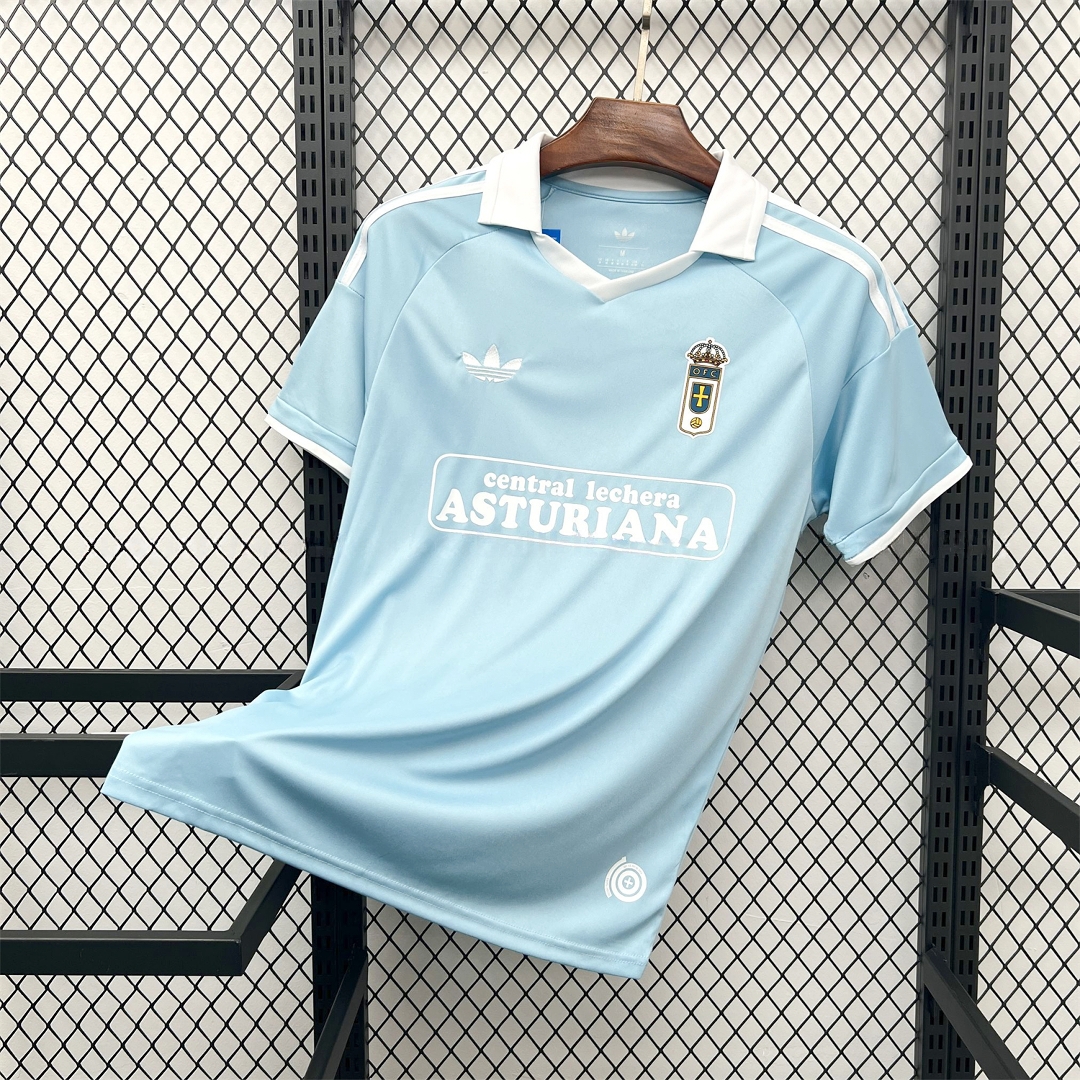 Real Oviedo 25-26 Retro Style Jersey - Fans Version - UnitedFutballJersey