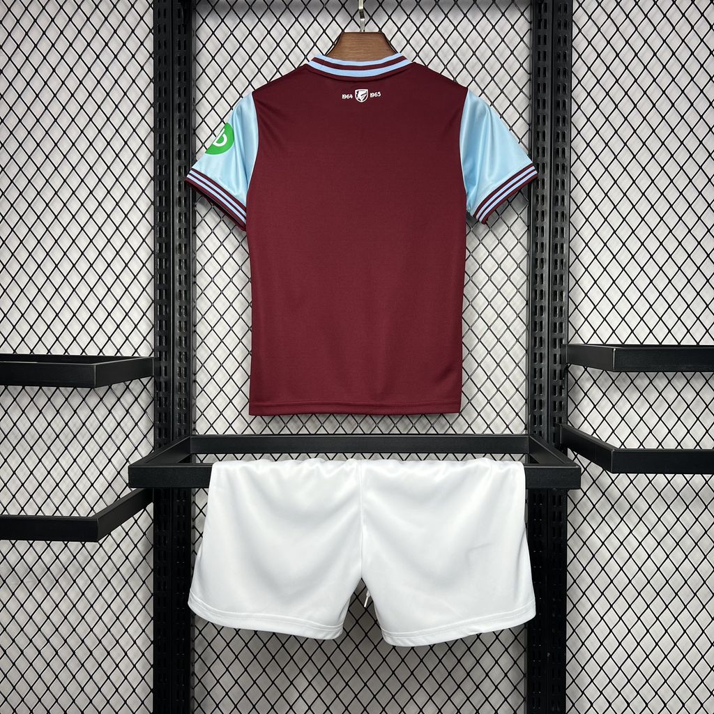 2024/2025 West Ham United Football Shirt Home 1:1 Thai Quality  Kids Size