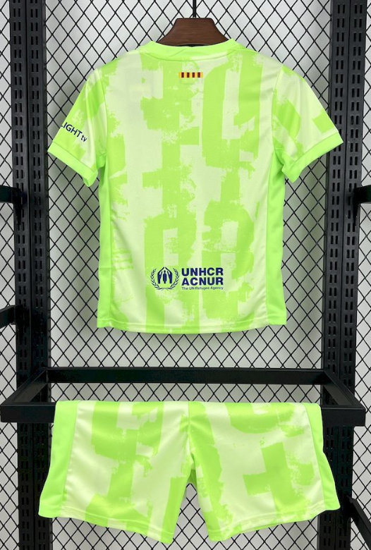 2024/2025 Barcelona x Travis Scott Collab Third Away Football Shirt 1:1 Thai Quality Kids Size
