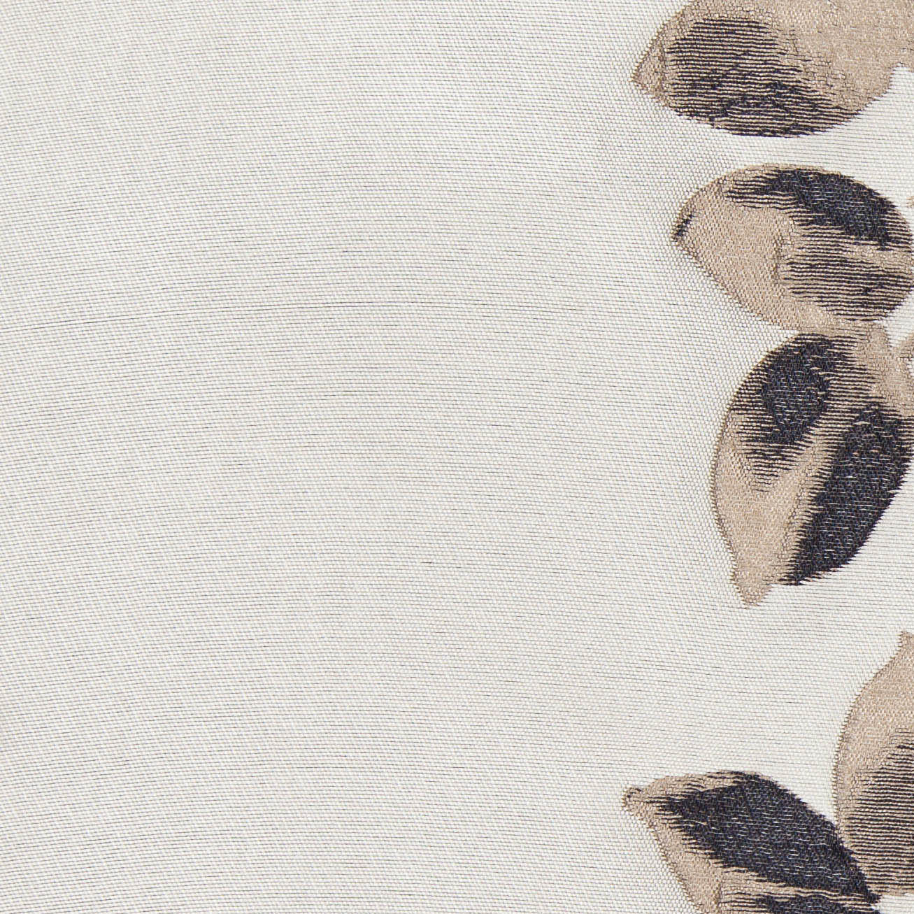 Black and Beige Columns of Leaves Brocade - Joann Fabrics