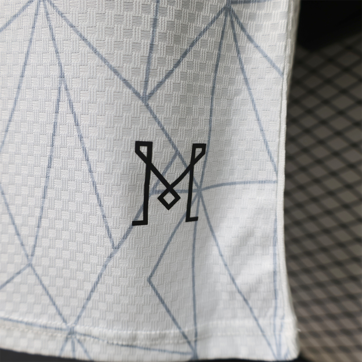 INT M.A.M 26-27 Grey-Blue Lines White Special Jersey - Player Version - UnitedFutballJersey