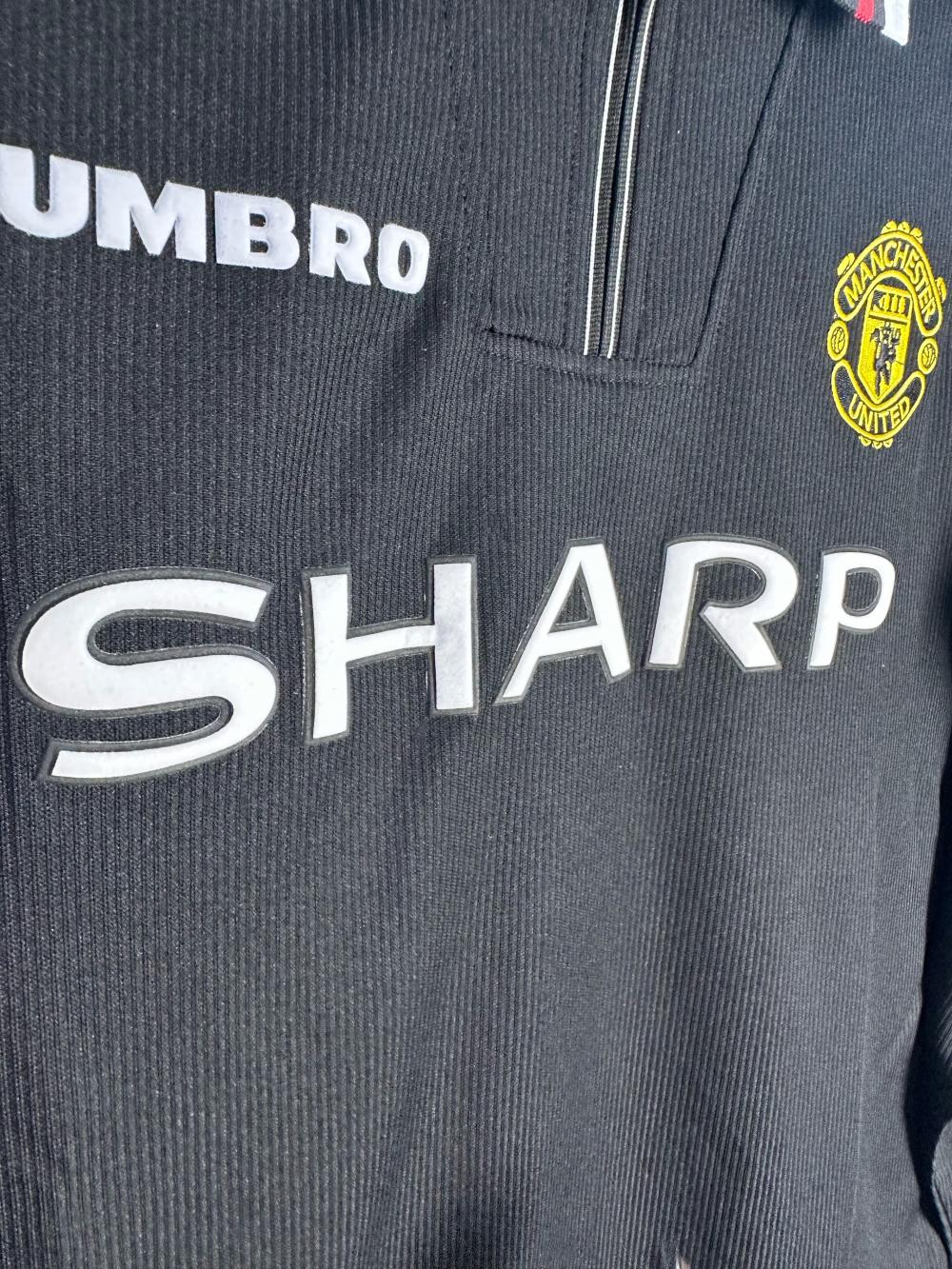 1998-1999 Retro Long Sleeve Manchester United Away Football Shirt 1:1 Thai Quality