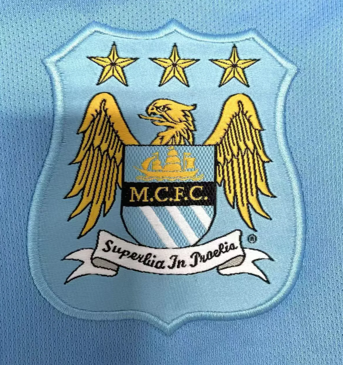 2015/2016 Retro Manchester City Home Football Shirt 1:1 Thai Quality
