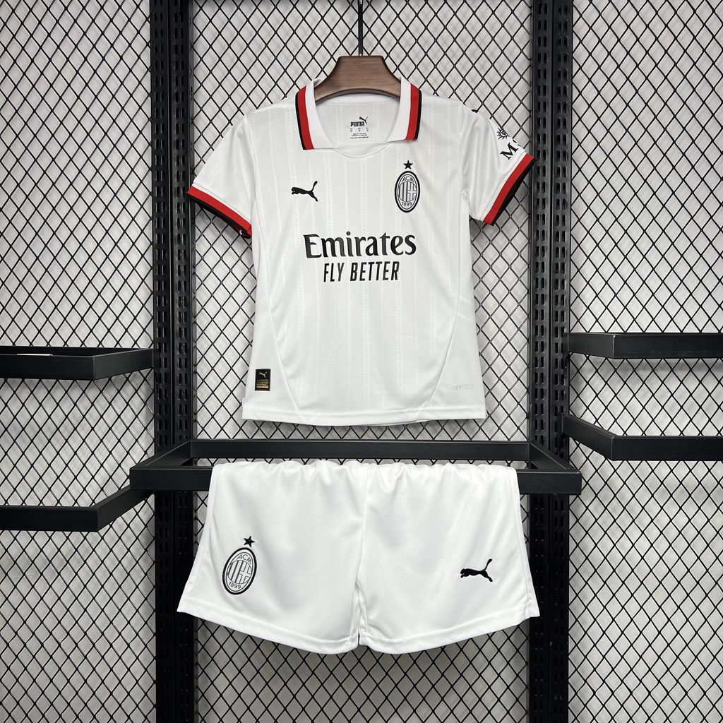 2024/2025 AC Milan Away Football Shirt 1:1 Thai Quality Kids Size