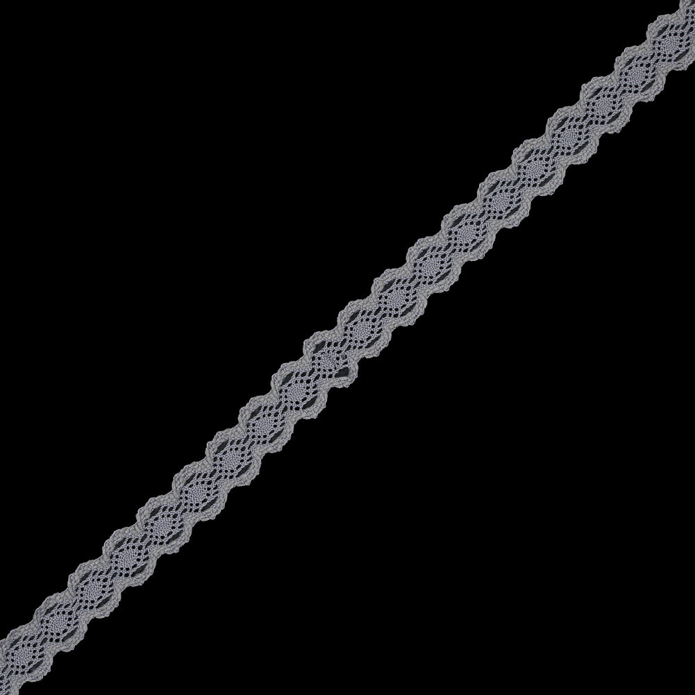 Silver European Crochet Trim - 0.875