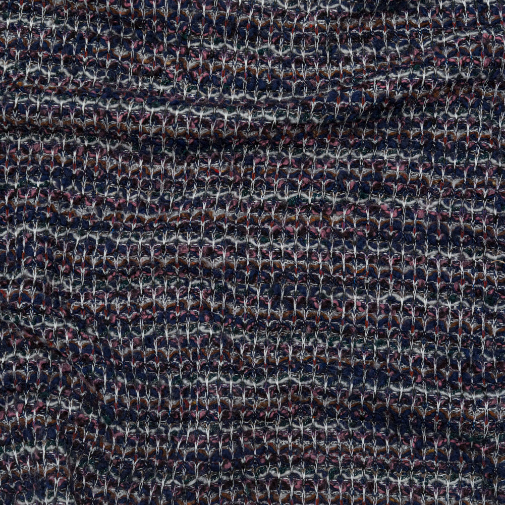 Eclipse, Botanical Garden and Rose Striped Blended Wool Knit - Joann Fabrics
