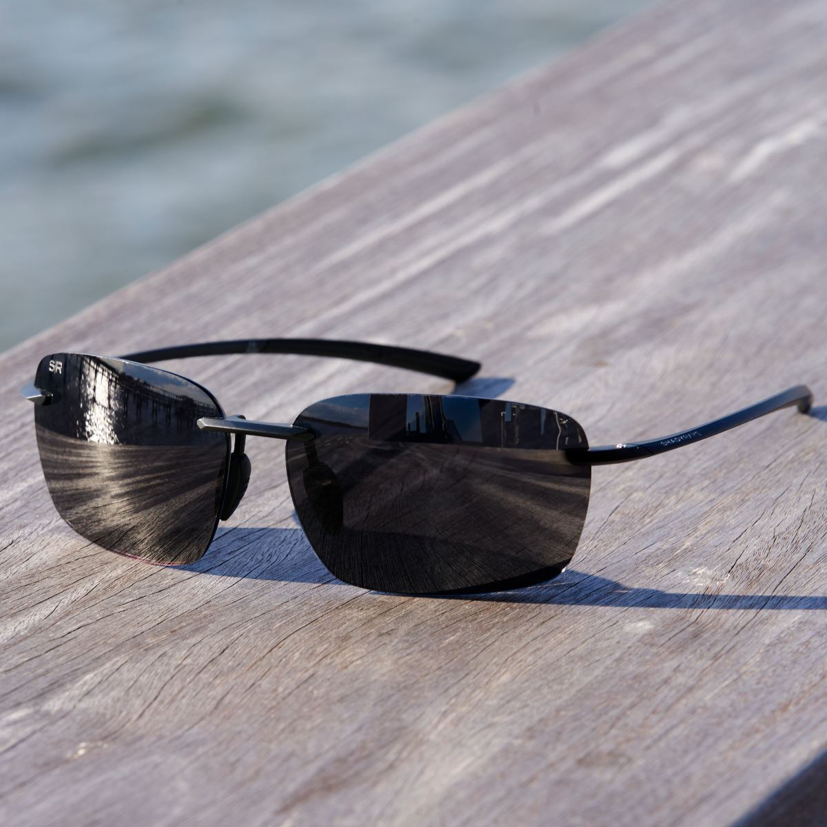 Huron Matte Black – Black Polarized