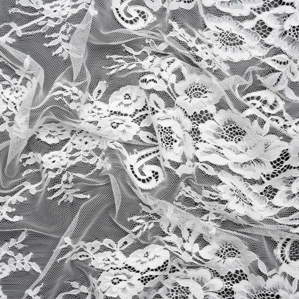 Chantilly Lace - White Floral and Swirl Borders - Joann Fabrics