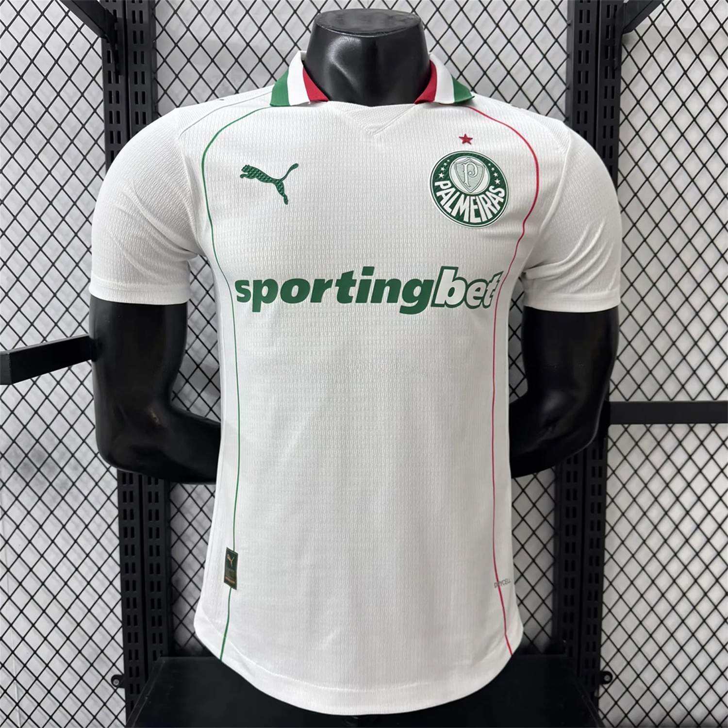 Palmeiras 26-27 Away White Jersey - Player Version - UnitedFutballJersey