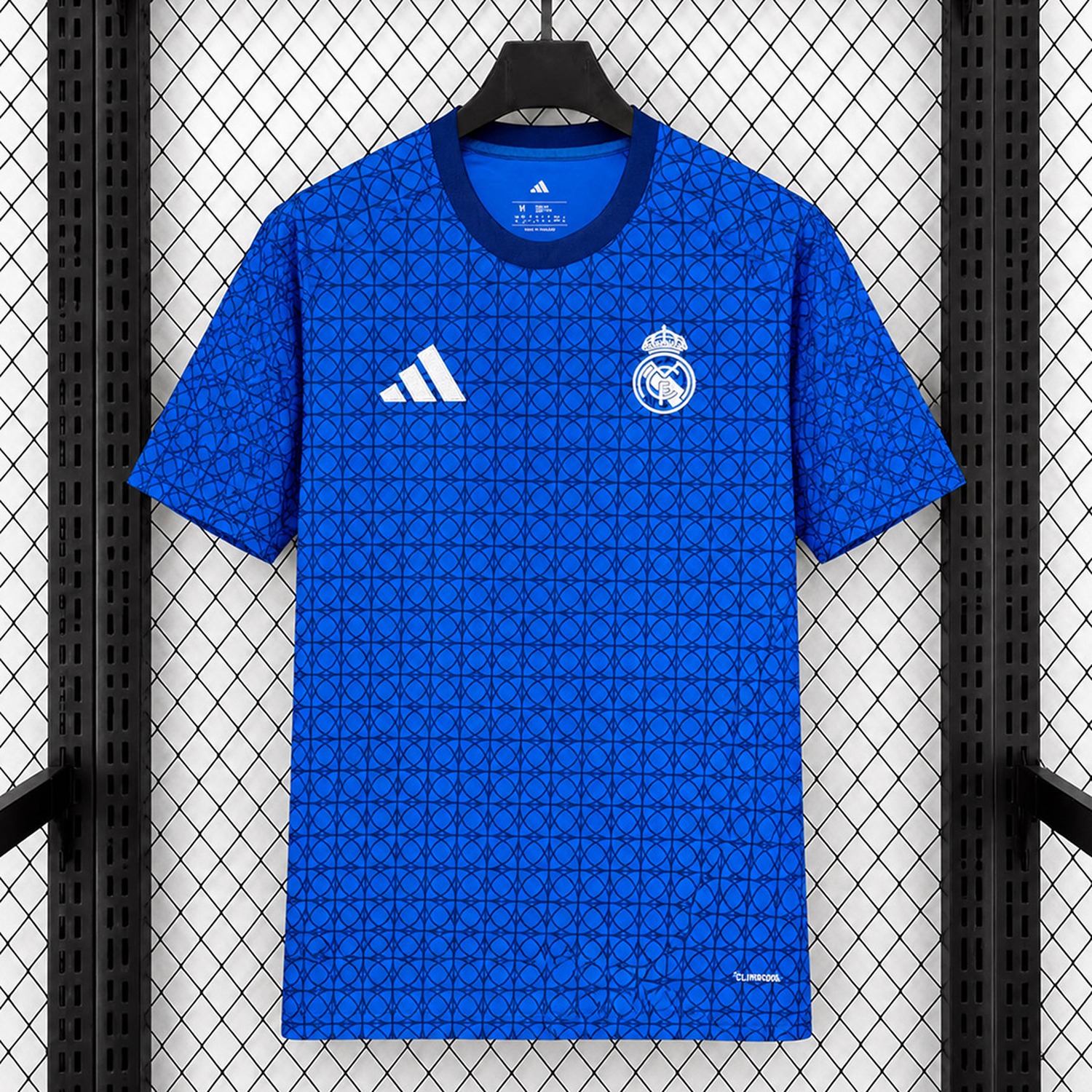 Real Madrid 26-27 Pre-Match 125 Years Anniversary Blue Training Jersey - Fans Version - UnitedFutballJersey