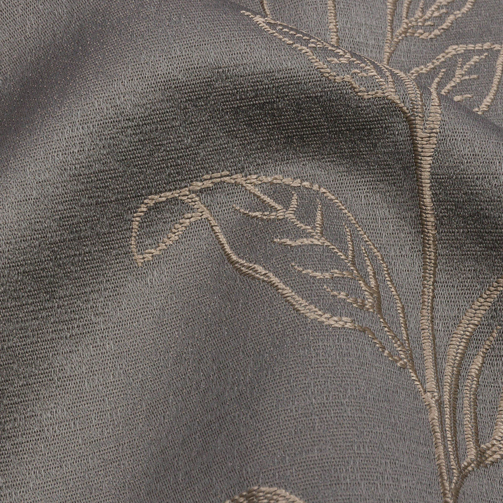 Drapery Jacquard - Shadow Hydrangea Stems - British Imported - Joann Fabrics