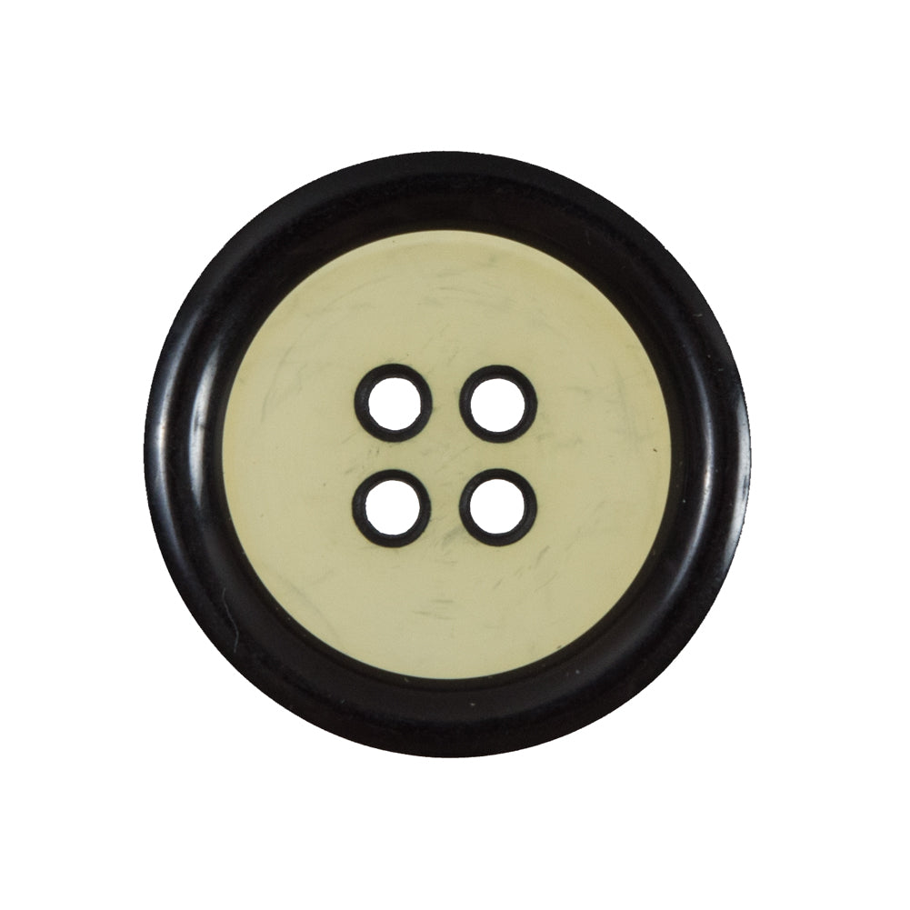 Oasis Green and Black 4-Hole Plastic Button - 44L/28mm - Joann Fabrics