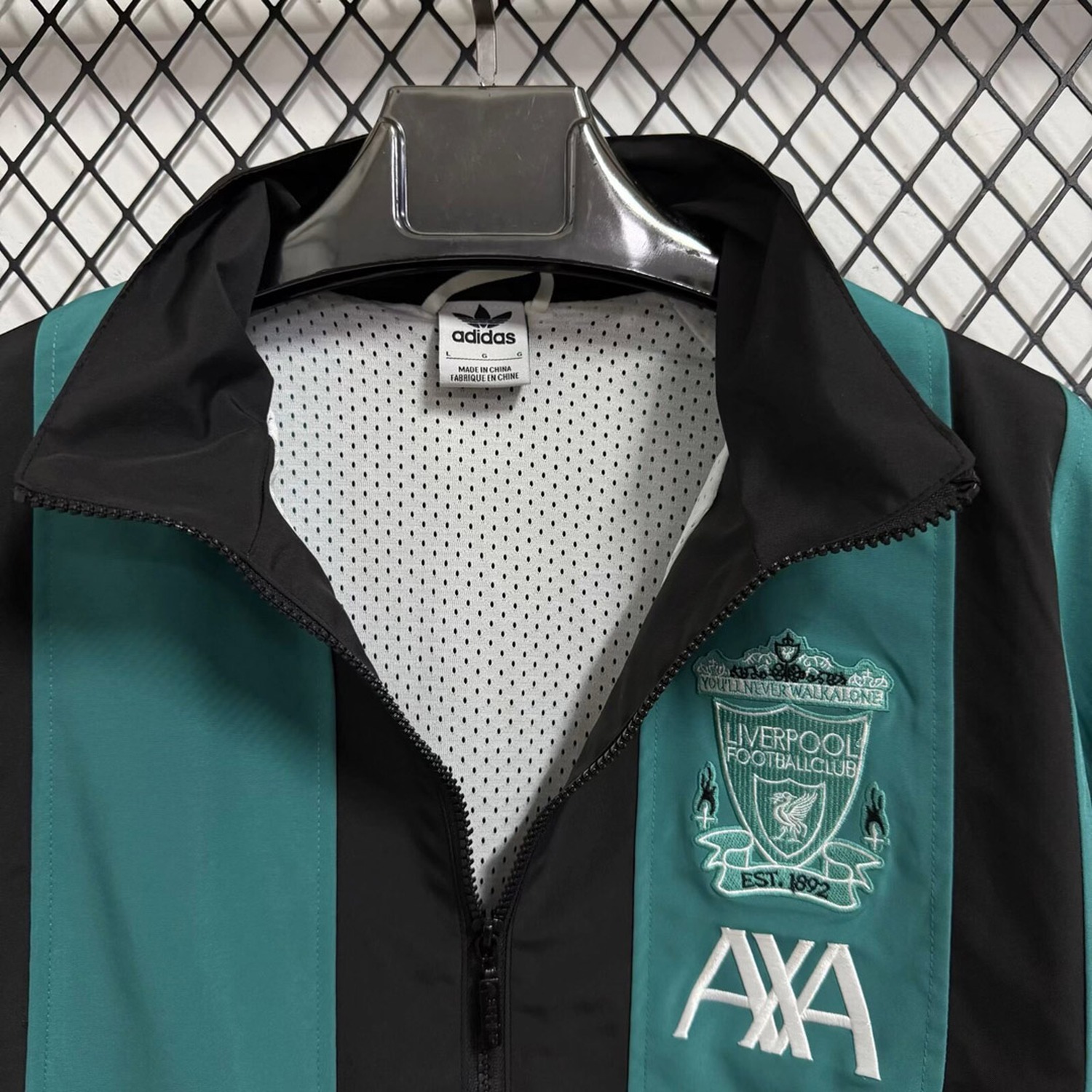 Liver.pool 26-27 EQT Black Green Windbreaker Jacket - UnitedFutballJersey