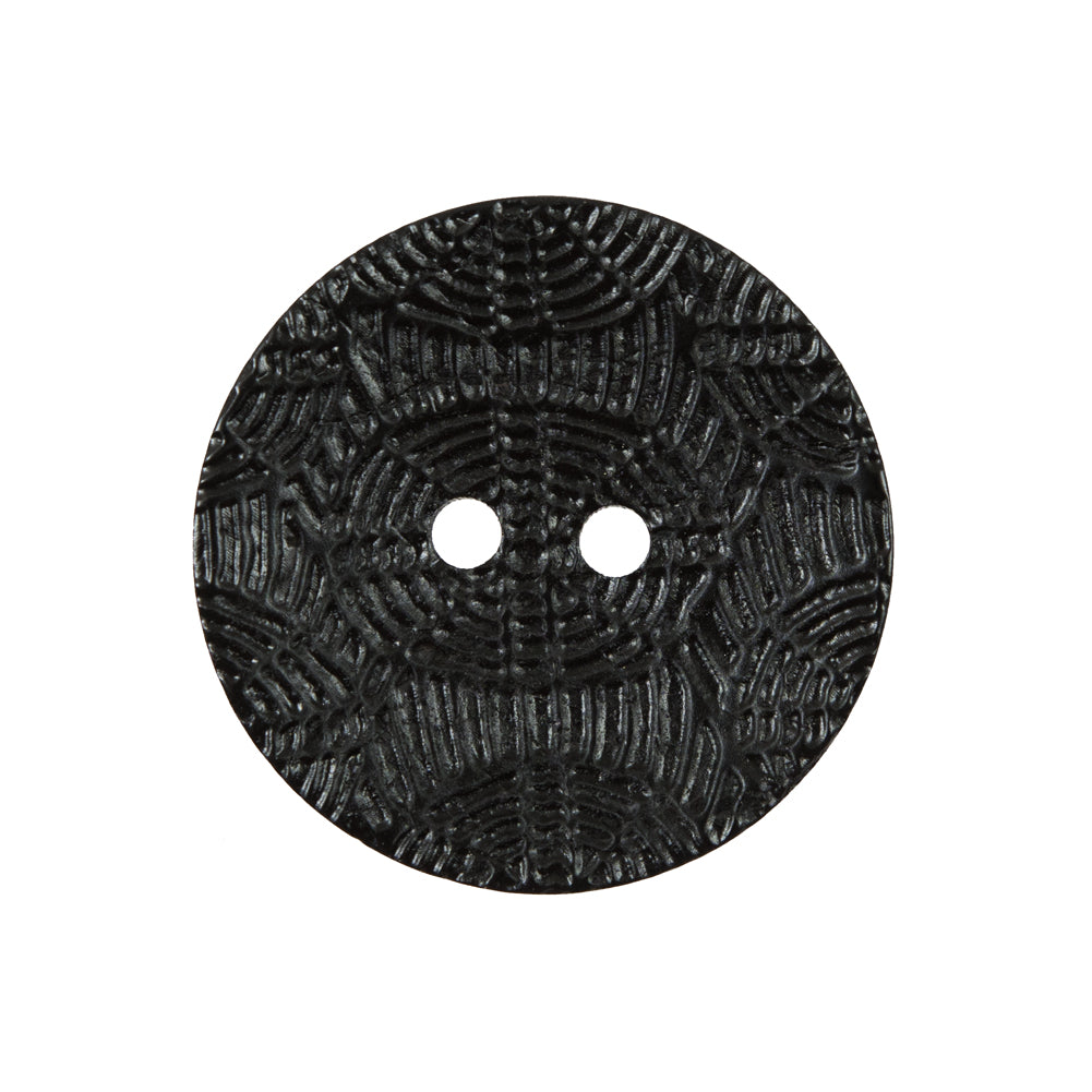 Italian Black Etched Coconut Button - 40L/25.5mm - Joann Fabrics