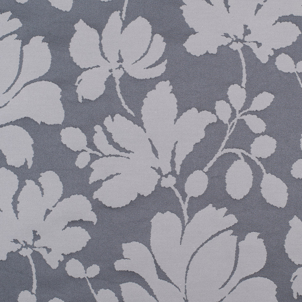 Gray Floral Polyester Sateen/Jacquard - Joann Fabrics
