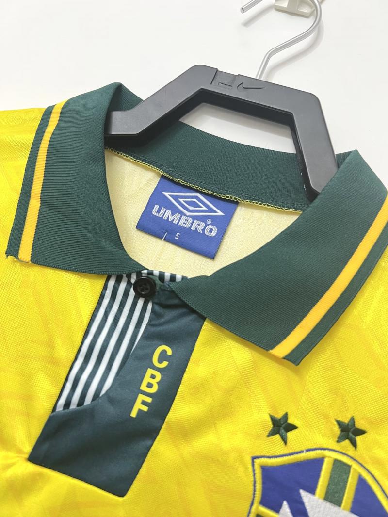 1991-1993 Retro Brazil Home Soccer Jersey 1:1 Thai Quality