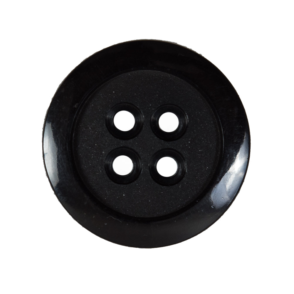 Italian Black Nylon 4-Hole Button - 44L/28mm - Joann Fabrics