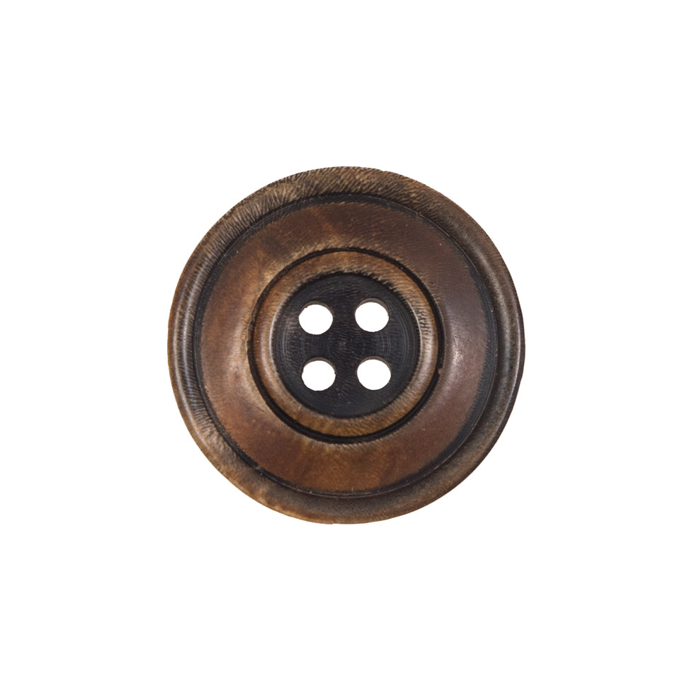 Light Brown Horn 4-Hole Button - 34L/21.5mm - Joann Fabrics