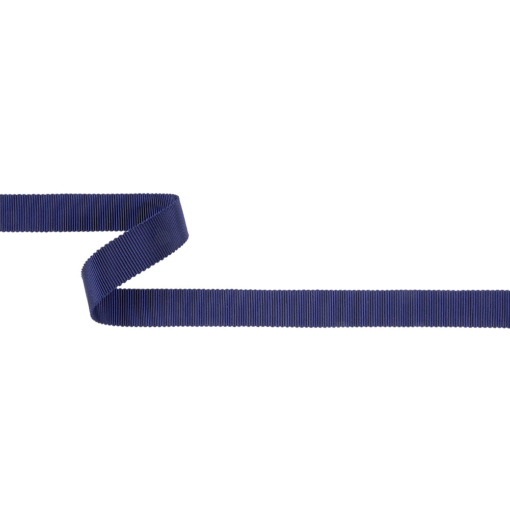Navy Recycled Polyester Petersham Grosgrain Ribbon - 15mm - Joann Fabrics