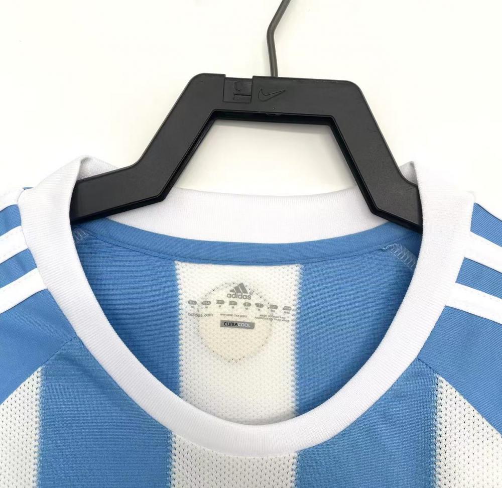 2010 Retro Argentina National Team Home Jersey 1:1 Thai Quality