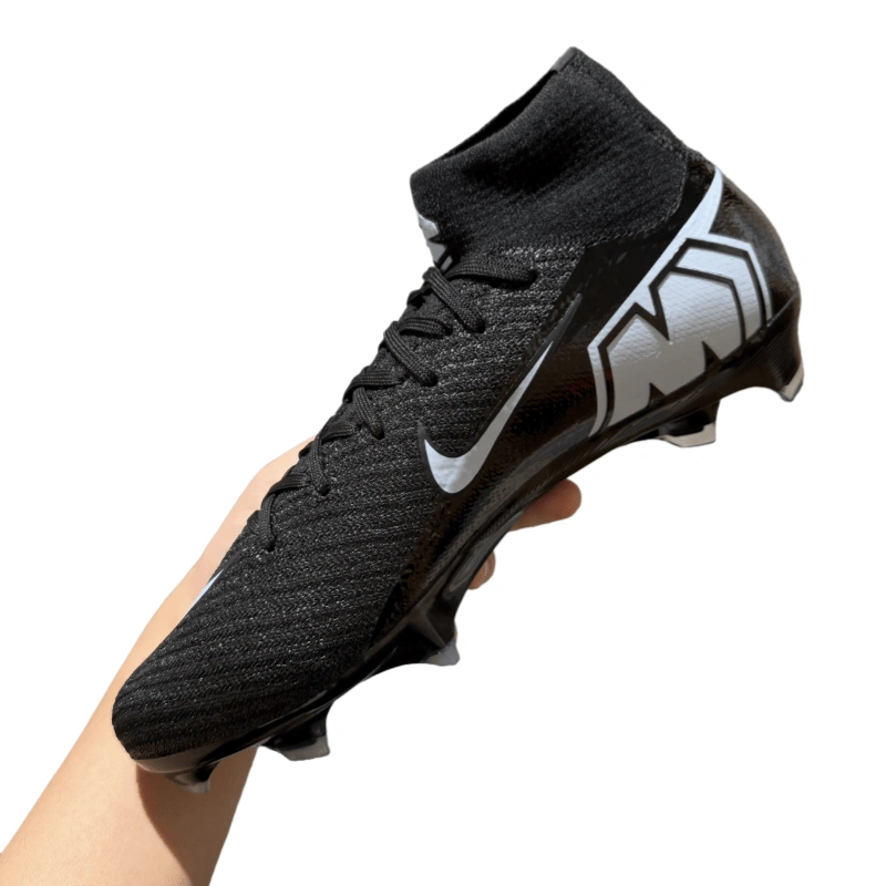 Assassin 16 FG Black Football Boots | Size Labels 36–48
