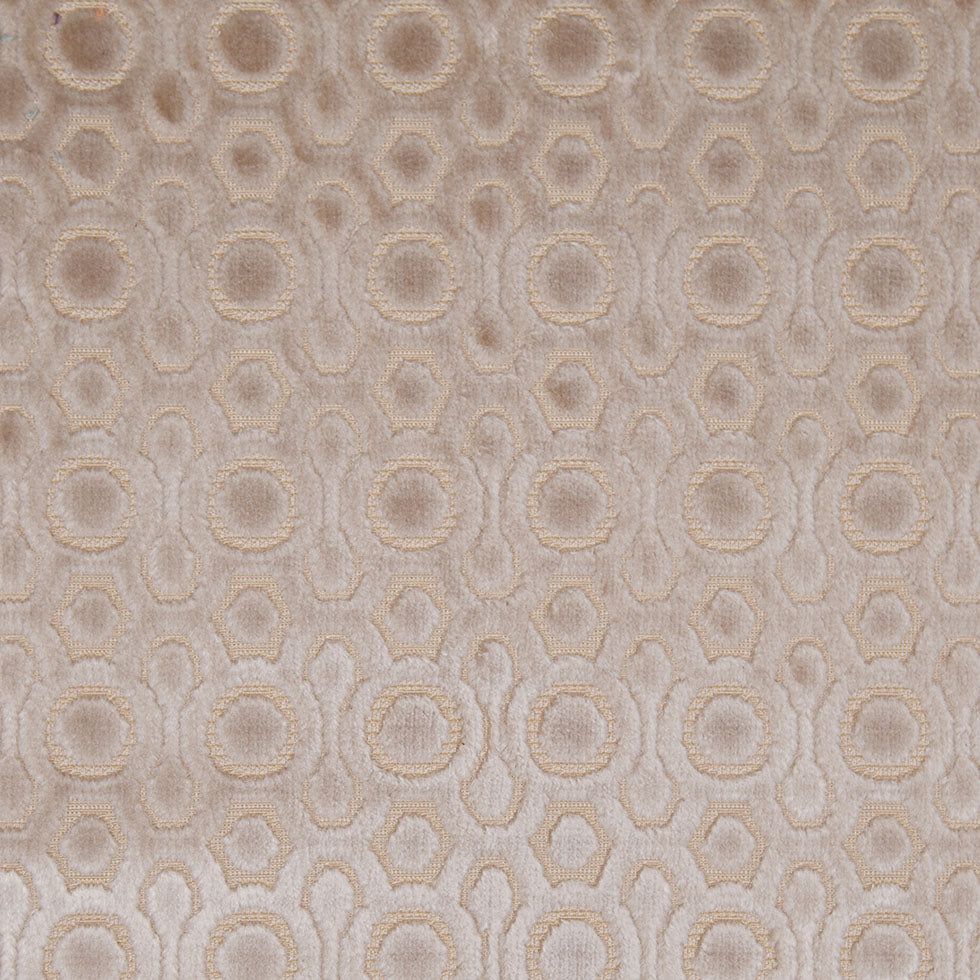 Flax Geometric Pattern Cut Velvet Home Decor Fabric - Joann Fabrics