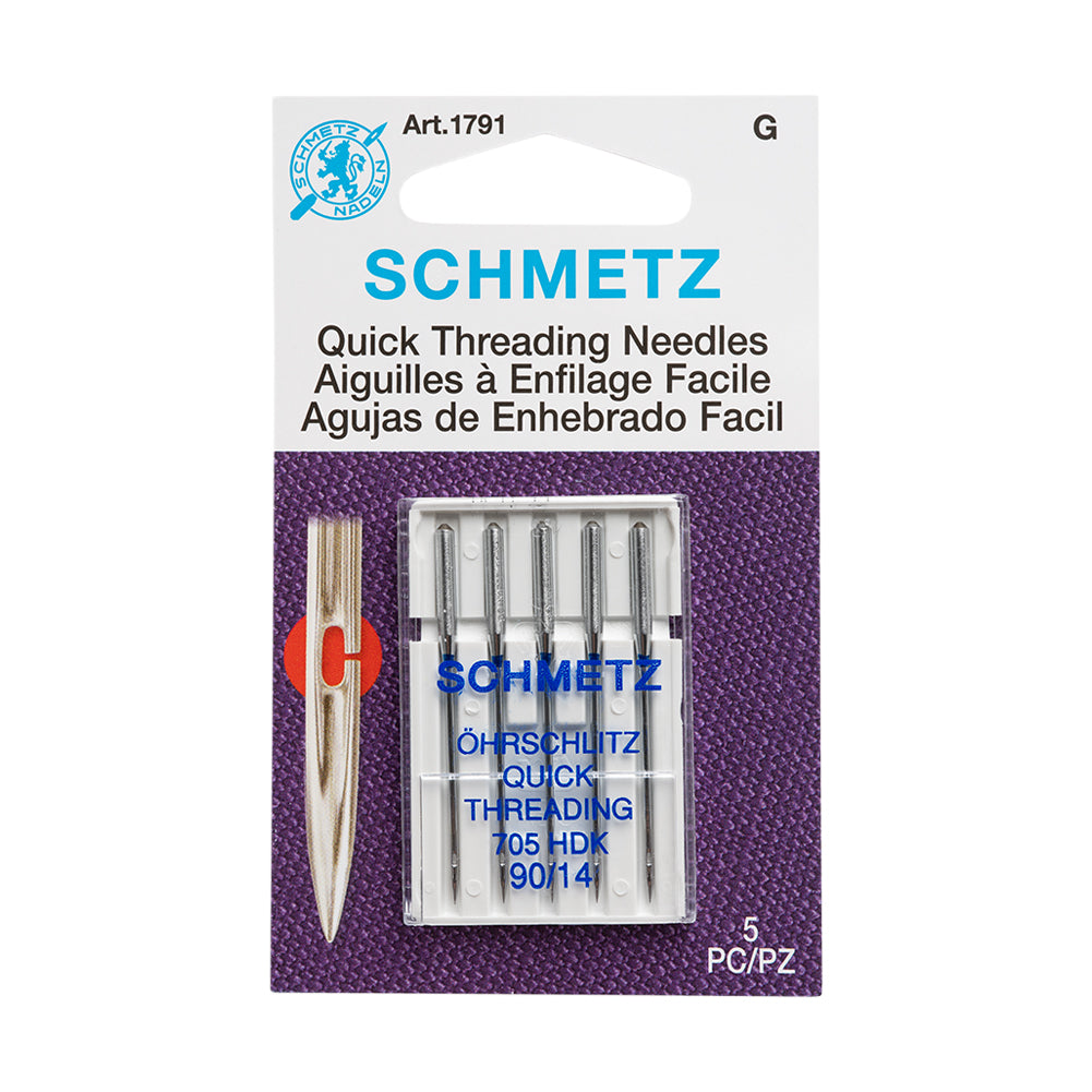 Schmetz Self-Threading Machine Needles - 90/14 - 5 ct - Joann Fabrics