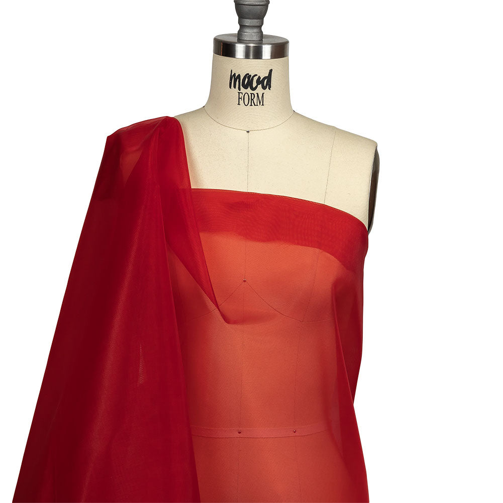 Stiff Polyester Organdy - Red - Rhiannon Collection - Joann Fabrics