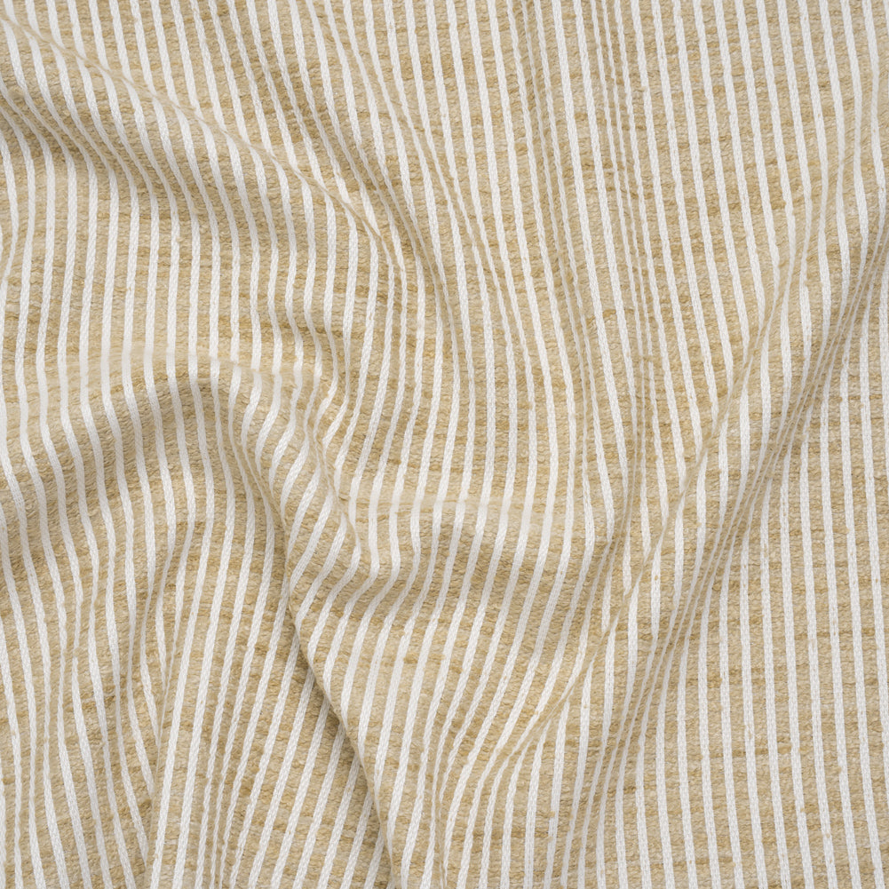 Polyester Boucle Woven - Oatmeal Stripes - British Imported - Joann Fabrics