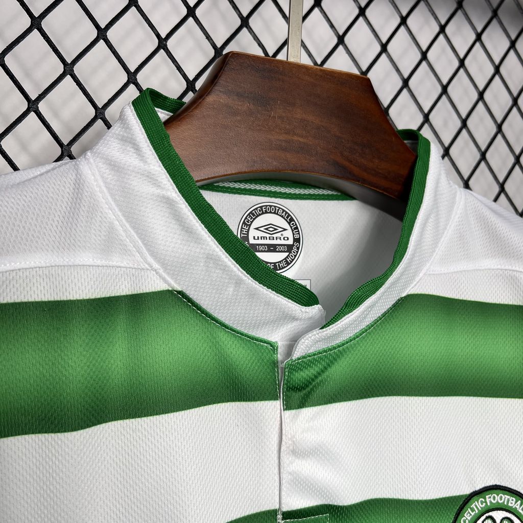 2003/2004 Retro Celtic Home Football Shirt 1:1 Thai Quality