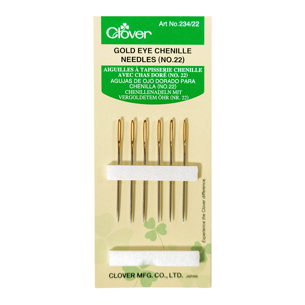 Clover Gold Eye Chenille Needles - Size 22 - 6 ct - Joann Fabrics