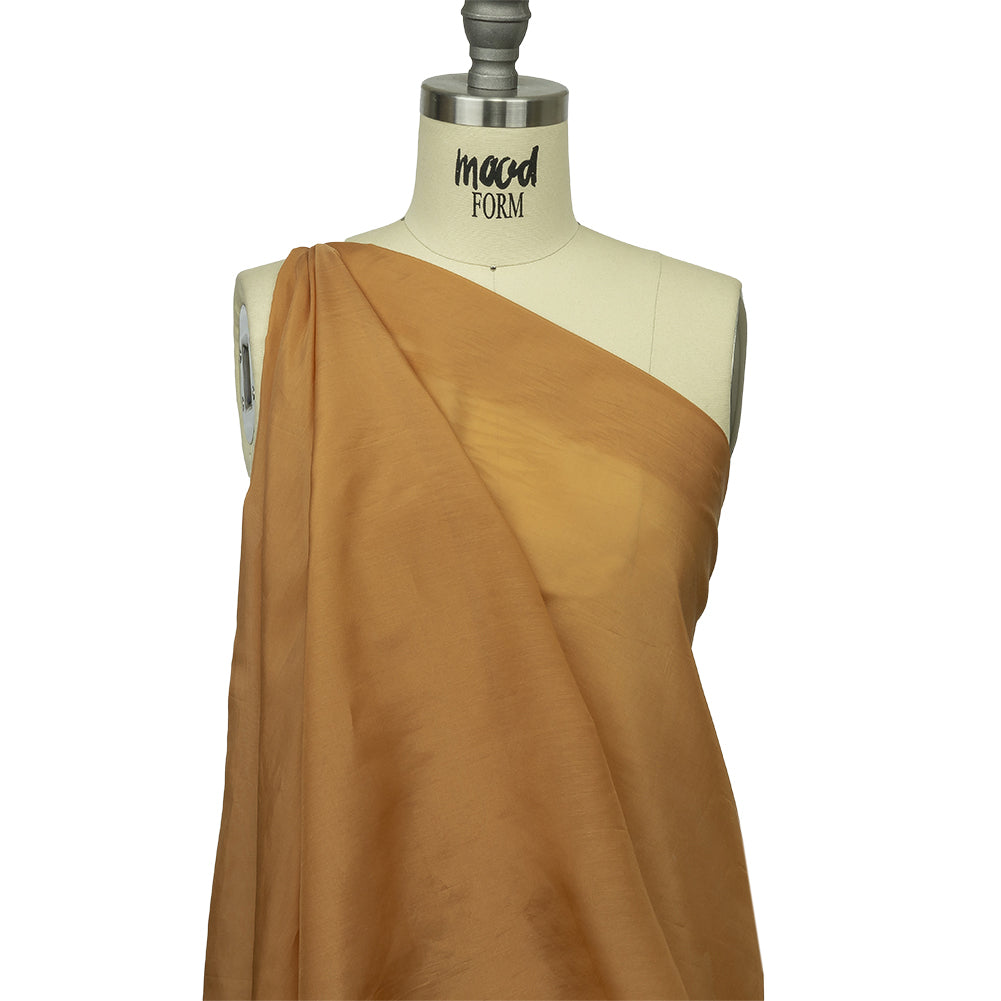 Famous Australian Designer Luminous Tan Viscose and Silk Voile - Joann Fabrics