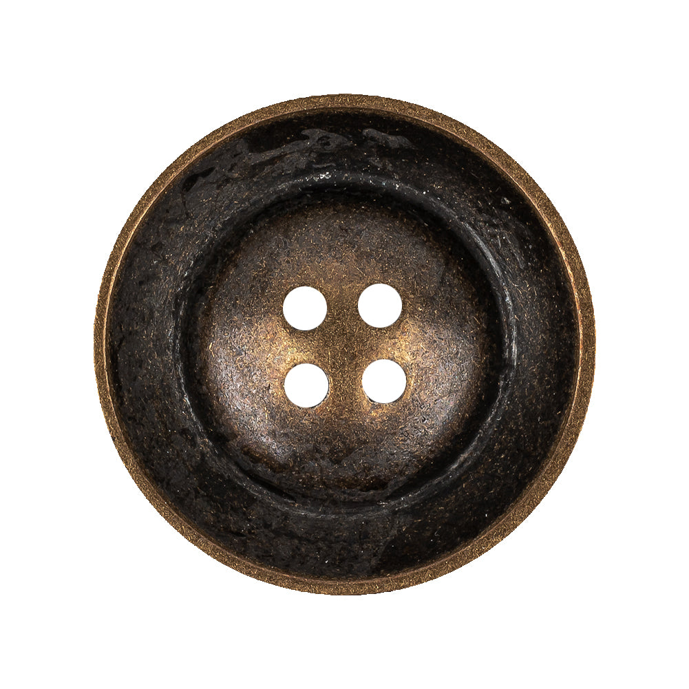 Italian Bronze Textured Inkwell 4-Hole Metal Button - 44L/28mm - Joann Fabrics