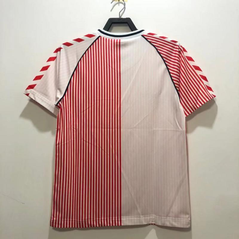 1986 Retro Denmark National Team Away Football Shirt 1:1 Thai Quality