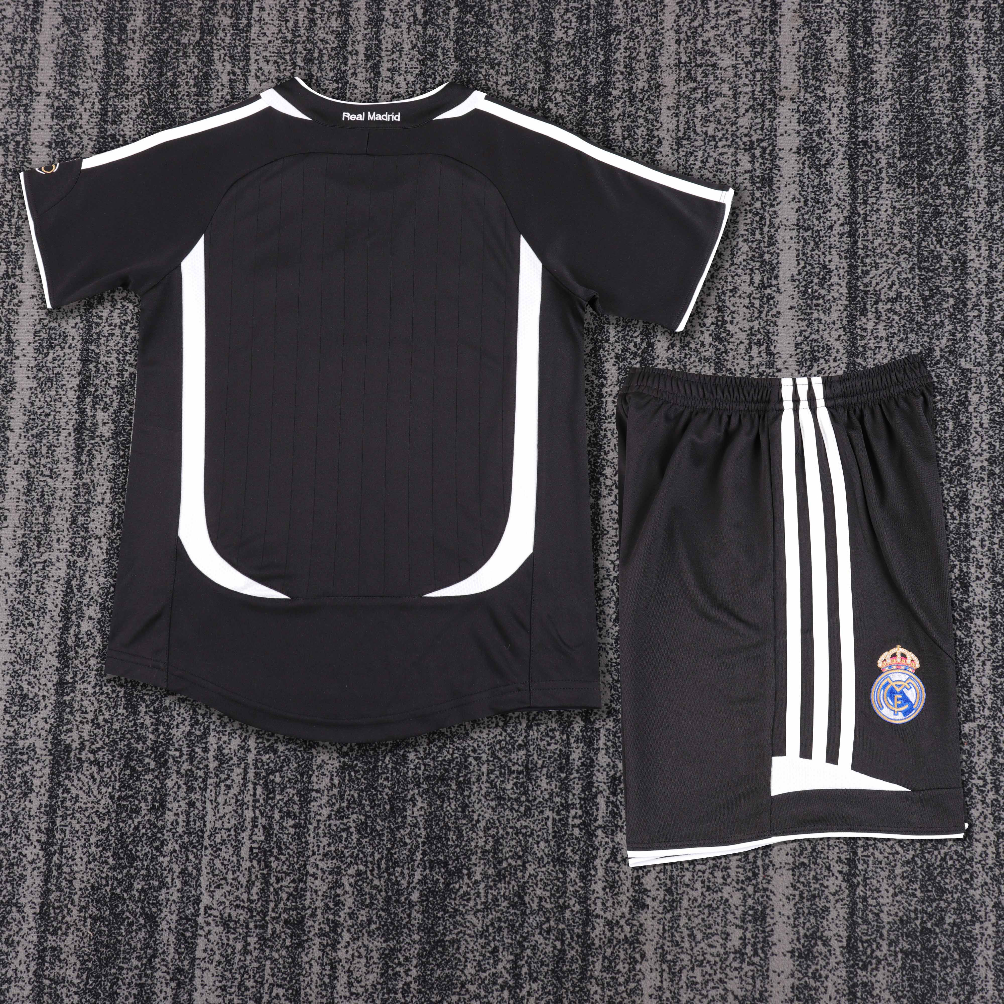 2006-2007 Retro Real Madrid Third Away Football Shirt 1:1 Thai Quality Kids Size